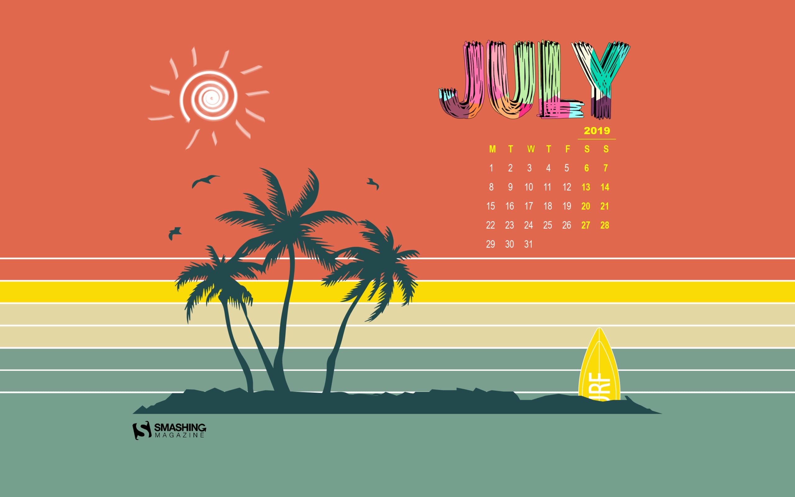 July 2019 Desktop Wallpapers