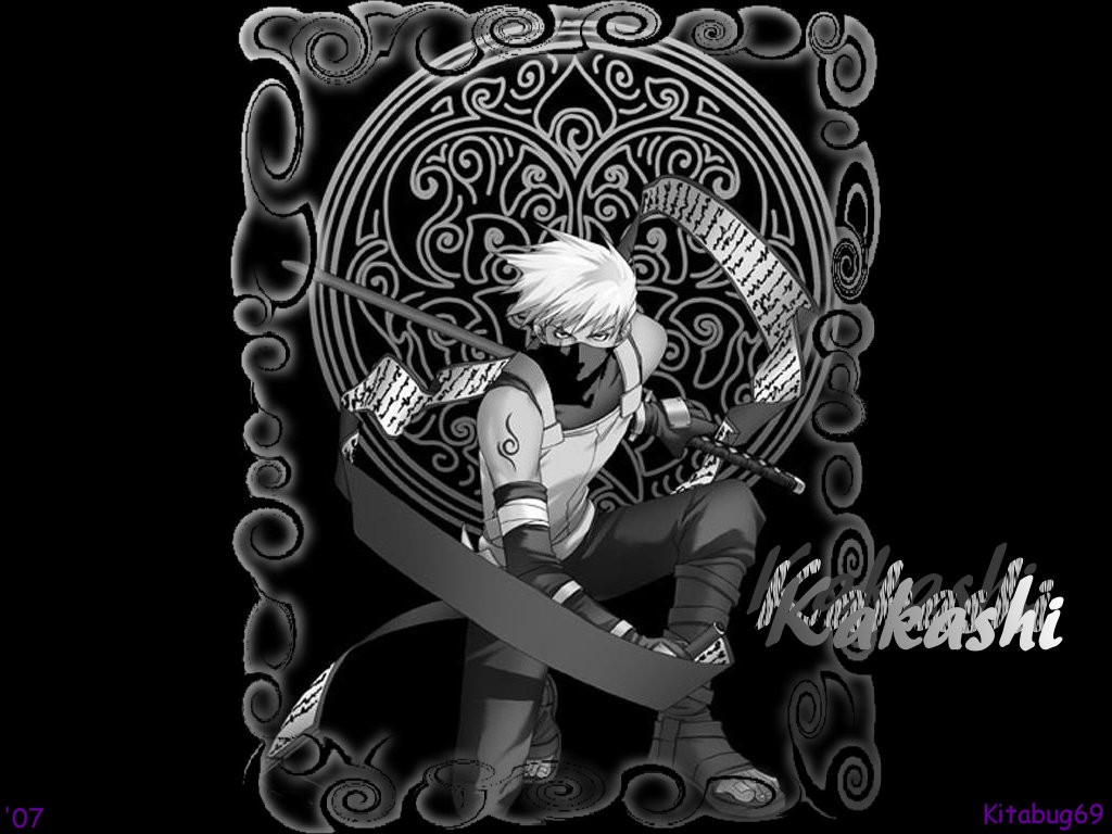 Kakashi Black And White Wallpapers