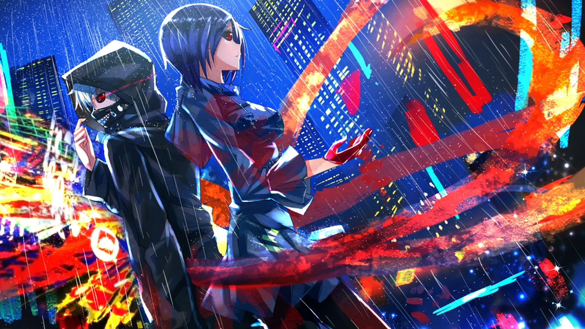 Kaneki And Touka Fanart Wallpapers