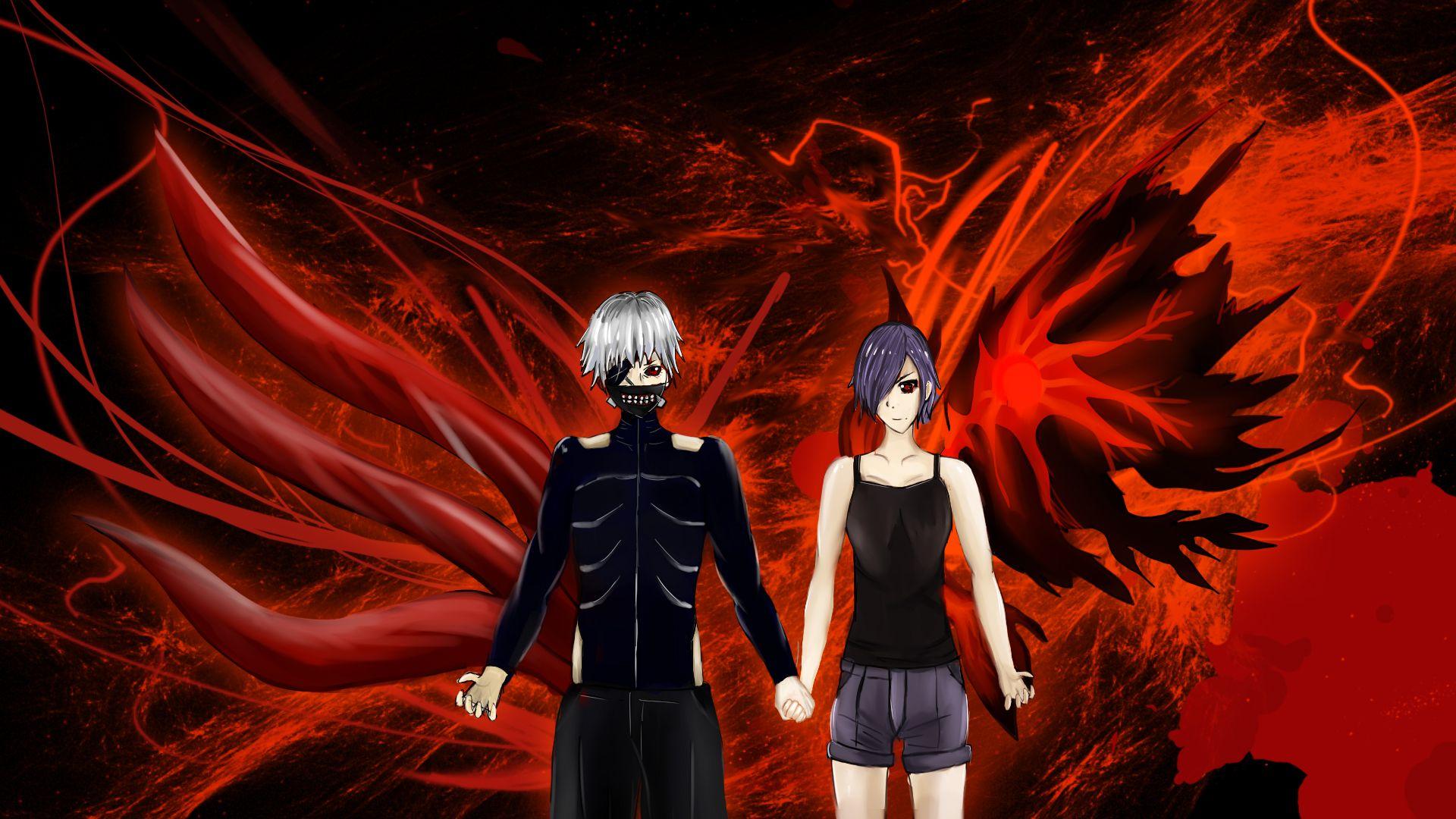 Kaneki And Touka Fanart Wallpapers