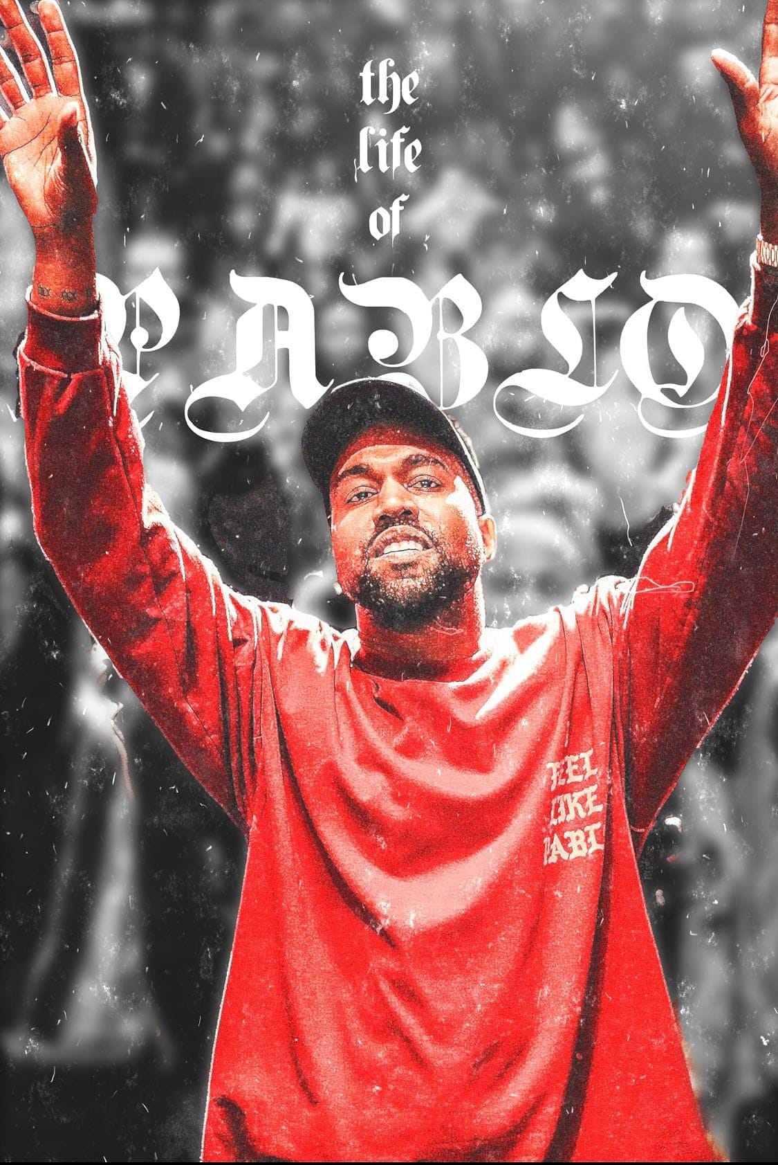 Kanye West With His Hands Up Wallpapers