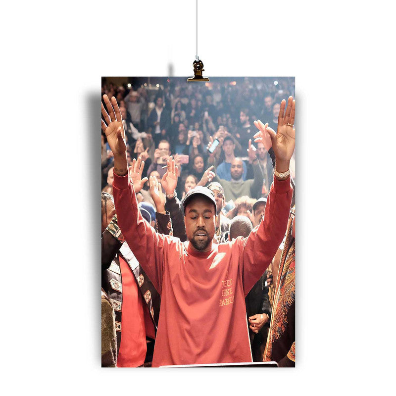 Kanye West With His Hands Up Wallpapers