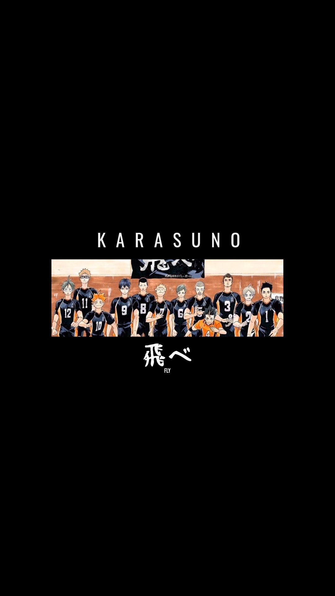 Karasuno Fly Banner Wallpapers