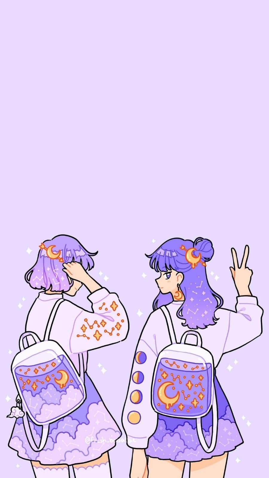 Kawaii Cute Purple Wallpapers