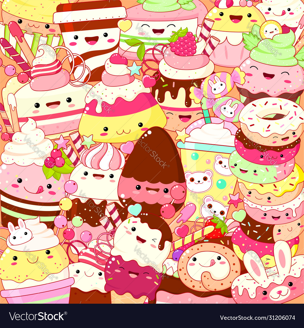 Kawaii Dessert Wallpapers