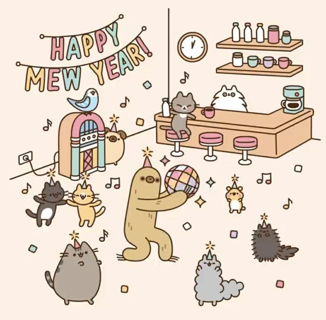 Kawaii New Year Wallpapers