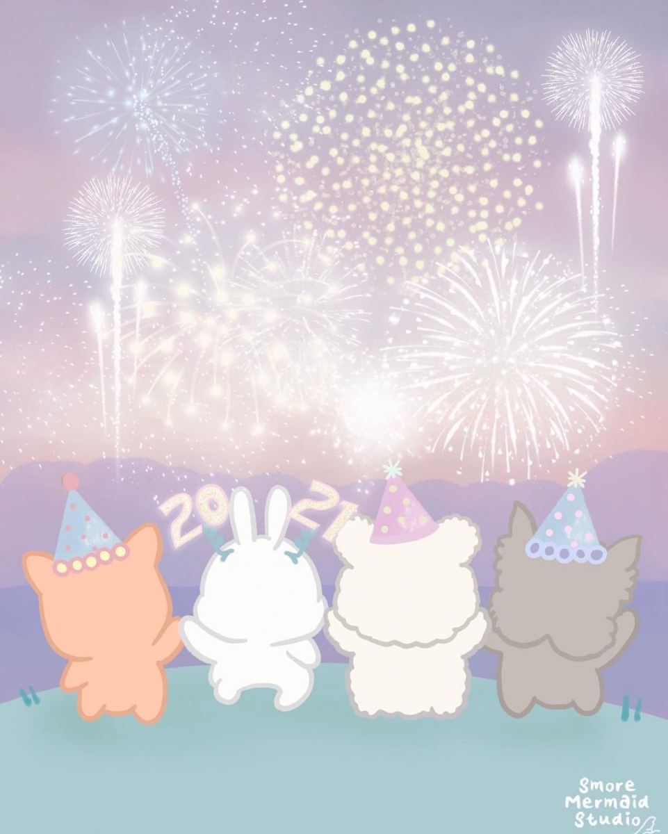 Kawaii New Year Wallpapers