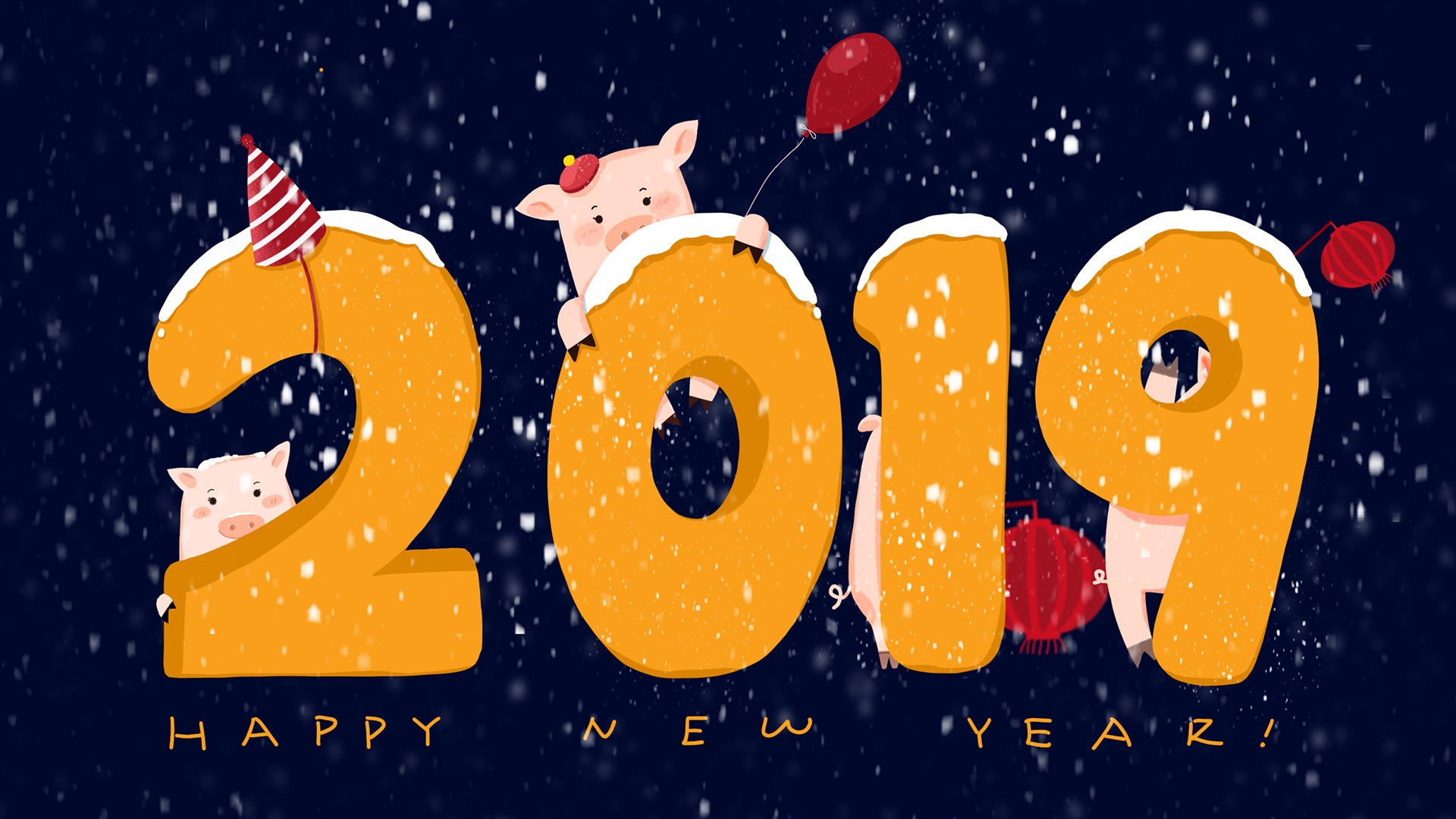 Kawaii New Year Wallpapers