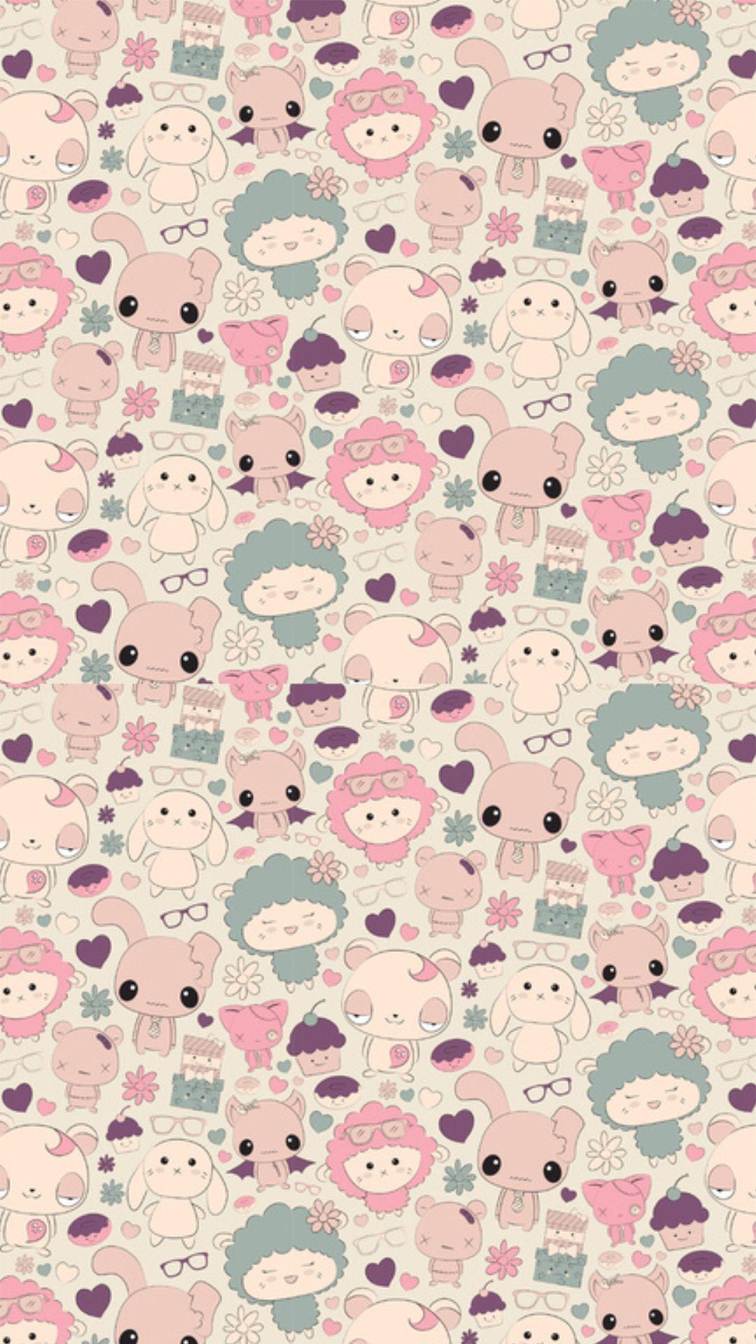 Kawaii Pattern Wallpapers