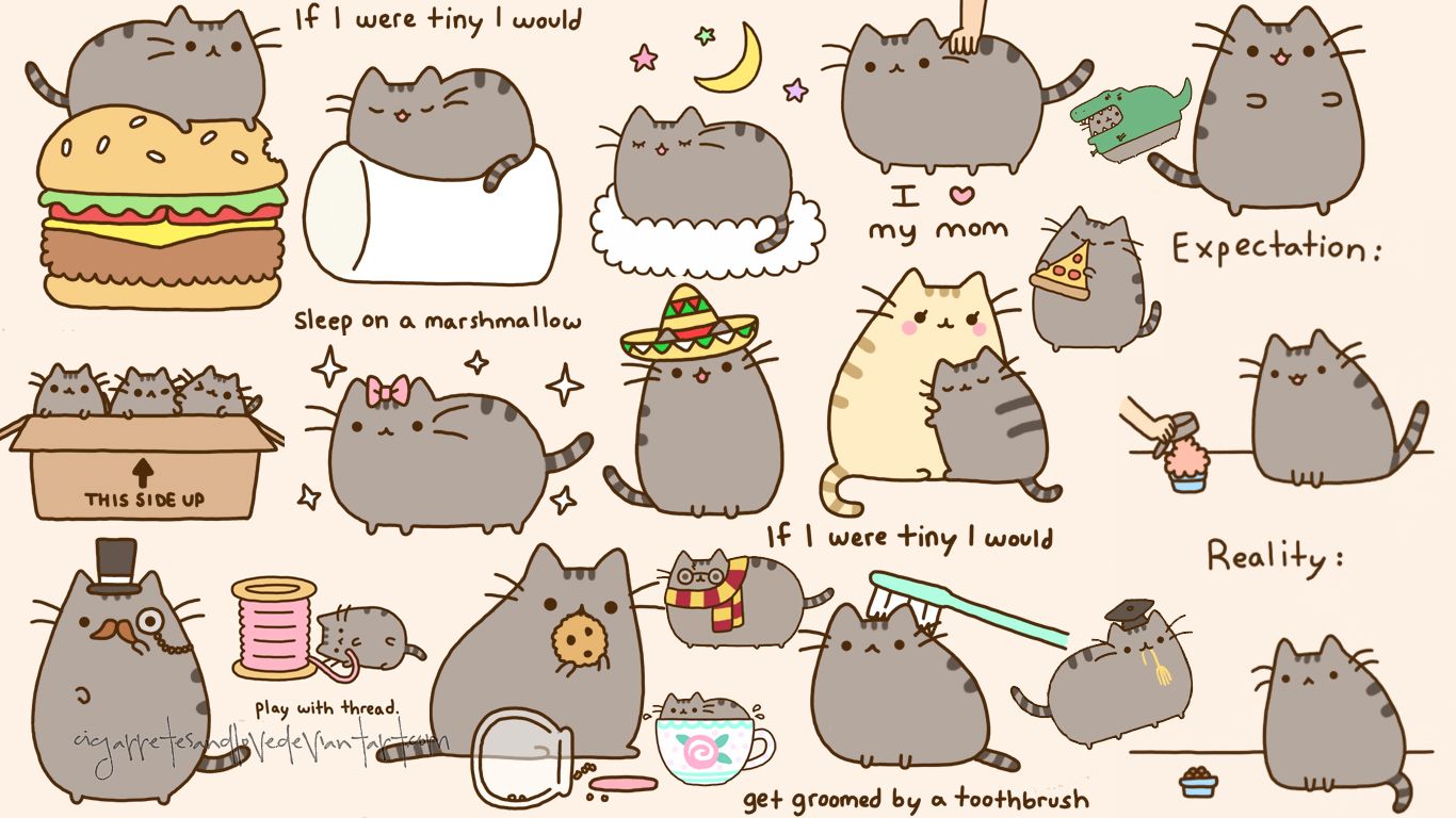 Kawaii Pusheen Wallpapers