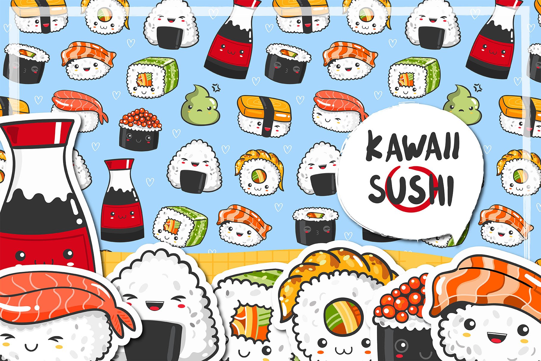 Kawaii Sushi Wallpapers