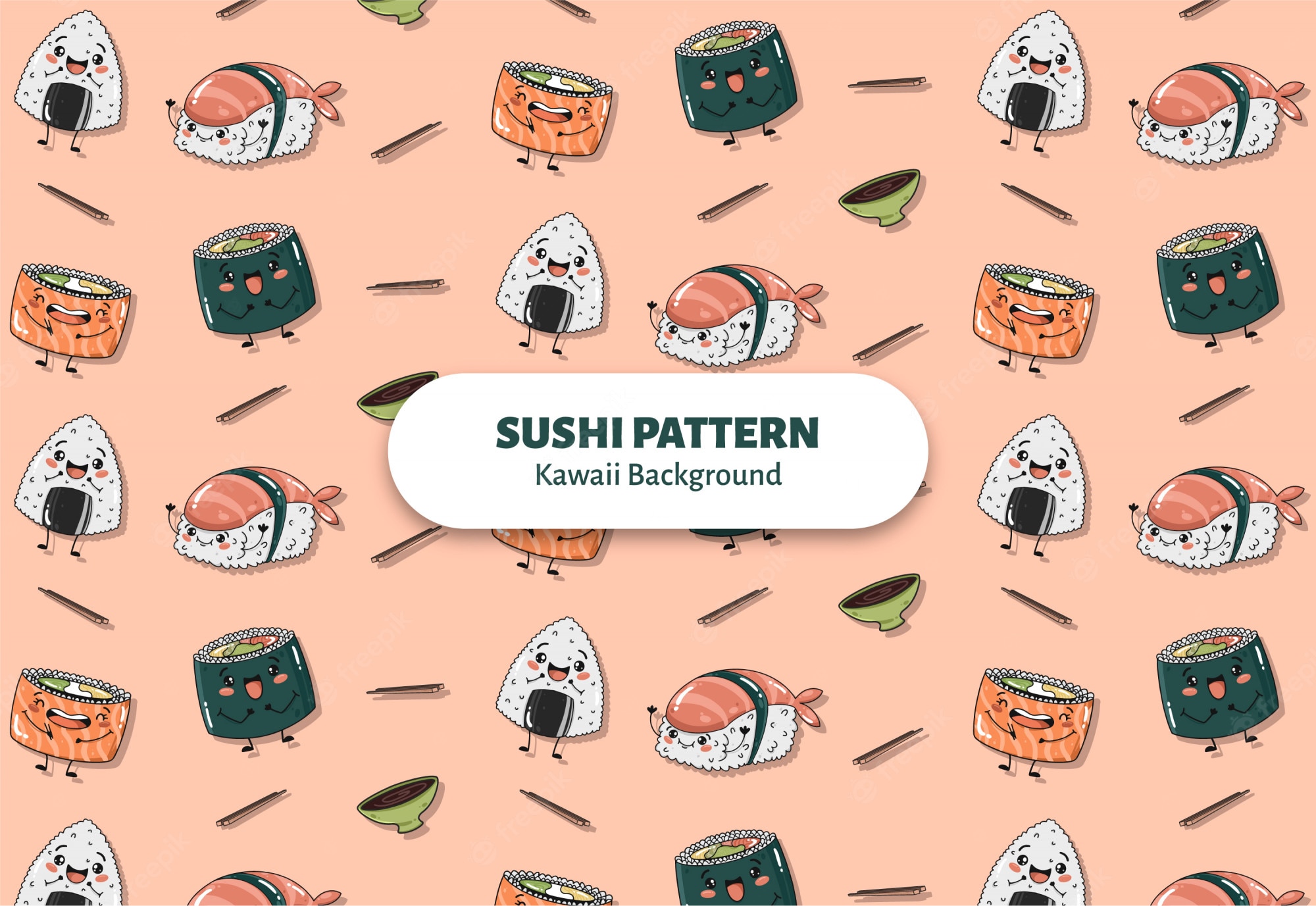 Kawaii Sushi Wallpapers