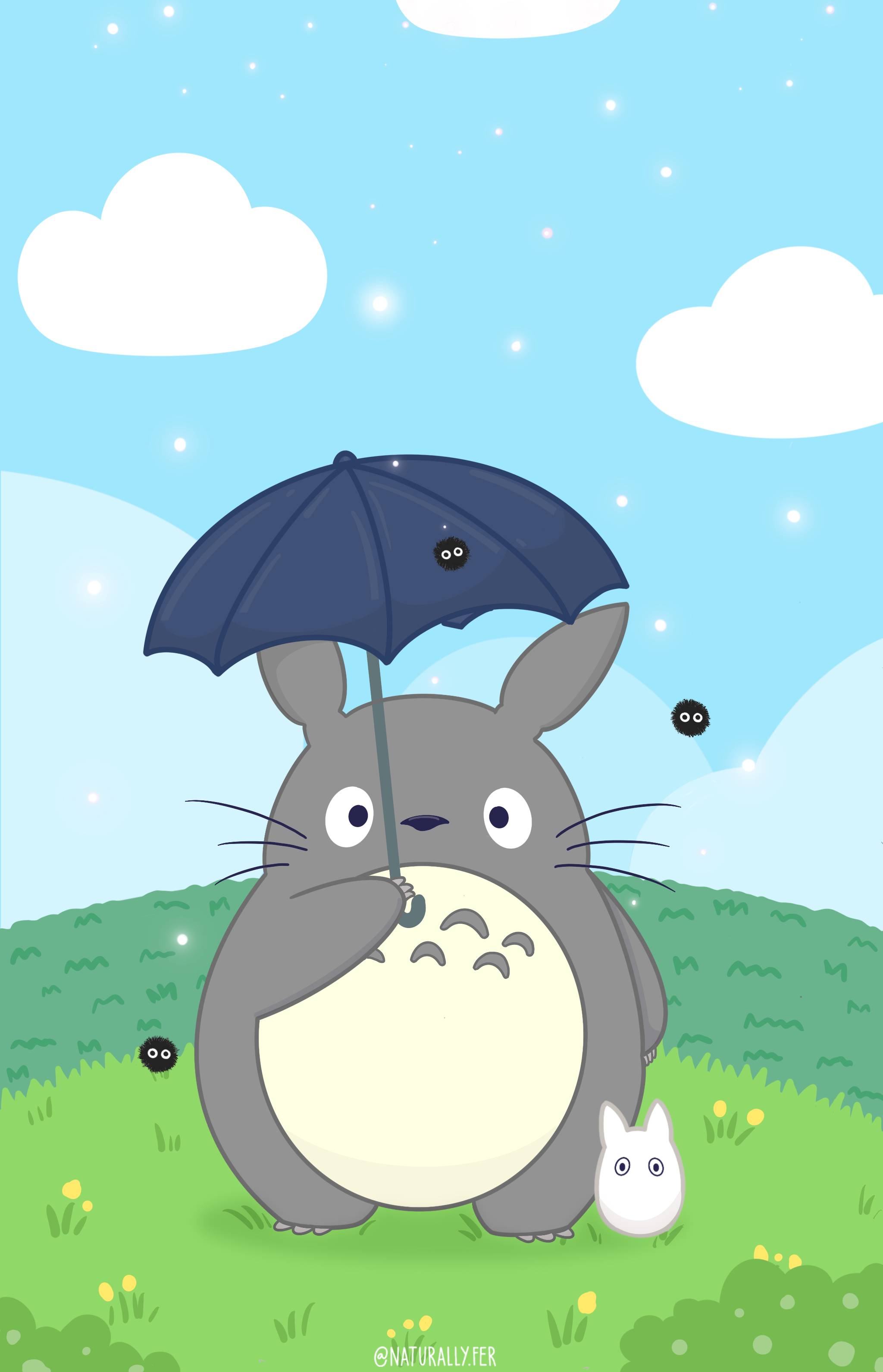 Kawaii Totoro Wallpapers