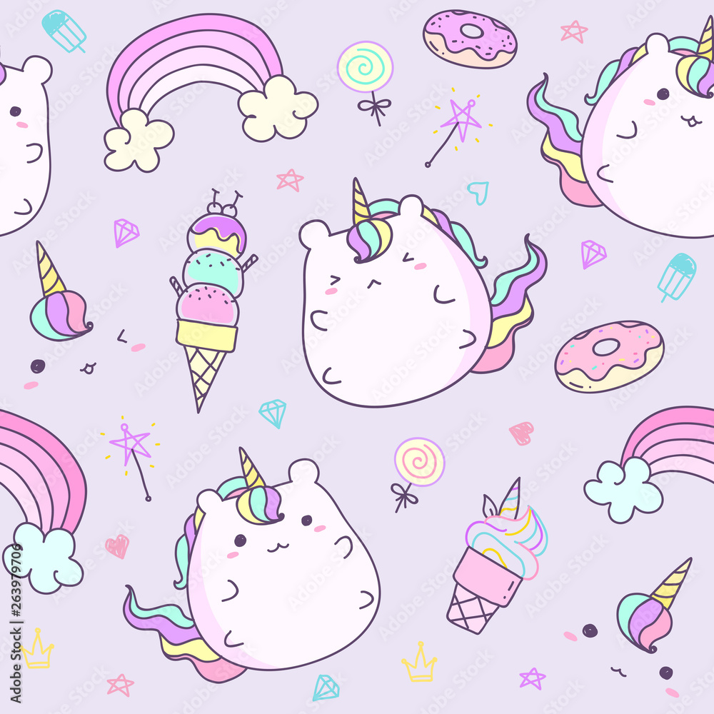 Kawaii Unicorns Wallpapers