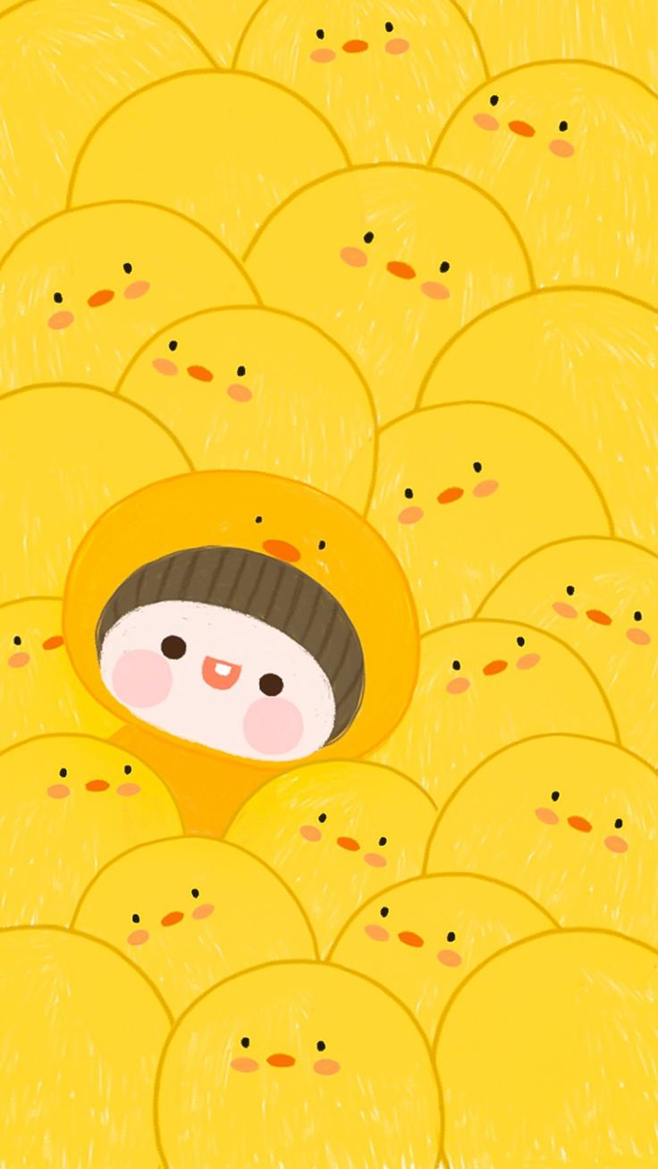 Kawaii Yellow Wallpapers