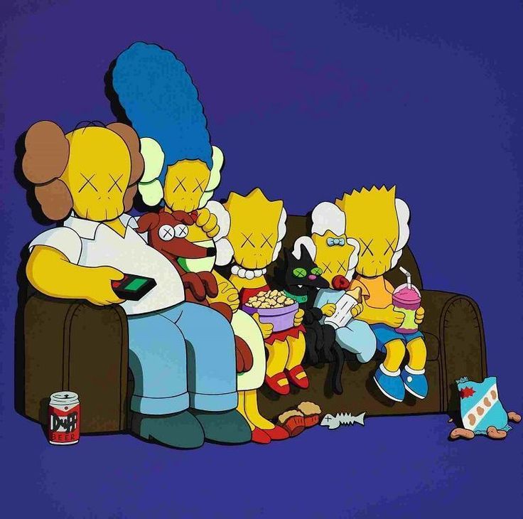 Kaws Simpsons Poster Wallpapers