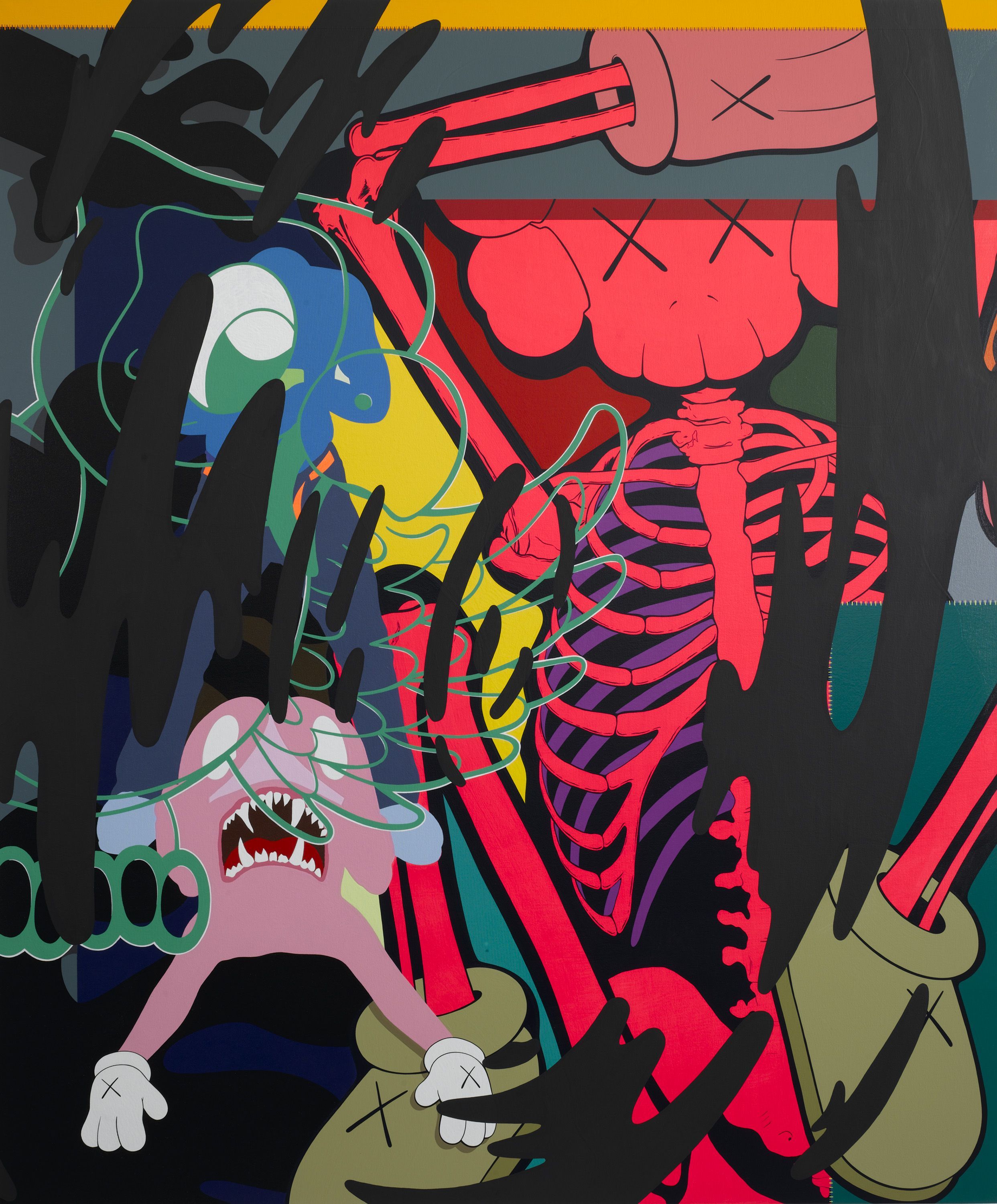 Kaws Skeleton Wallpapers