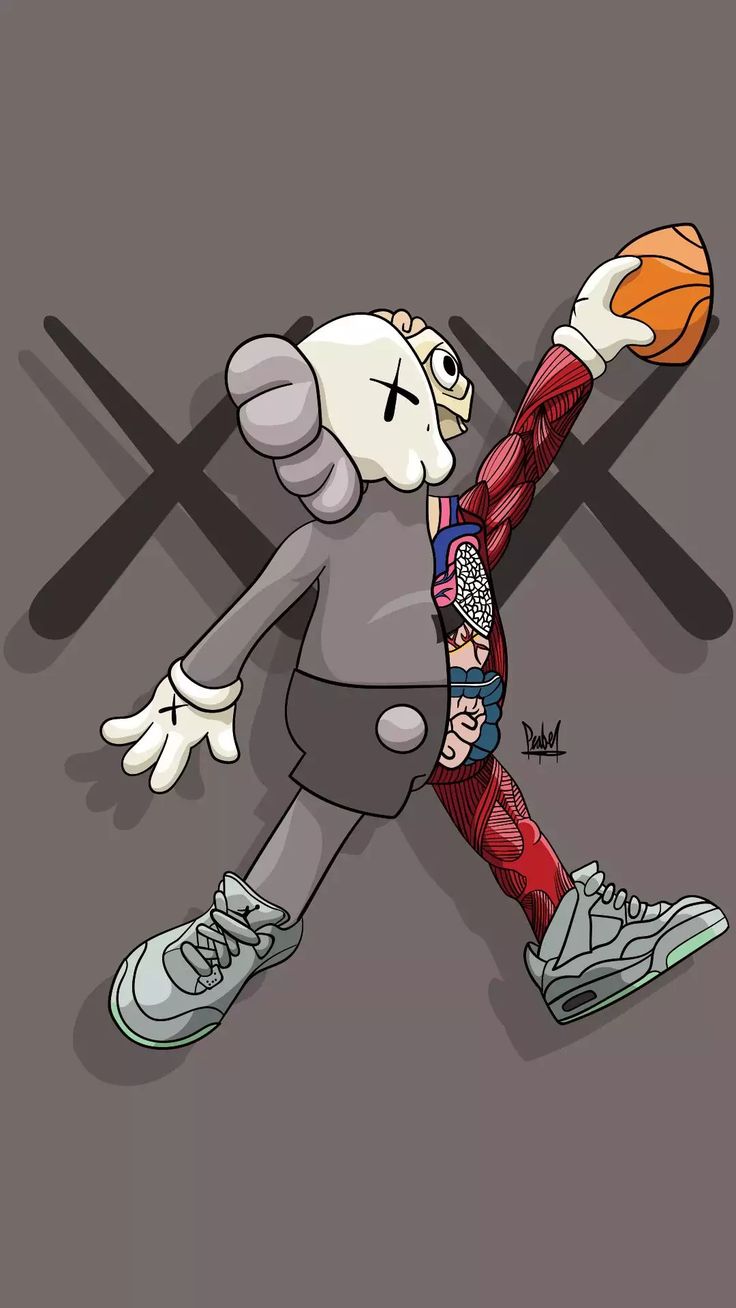 Kaws Skeleton Wallpapers