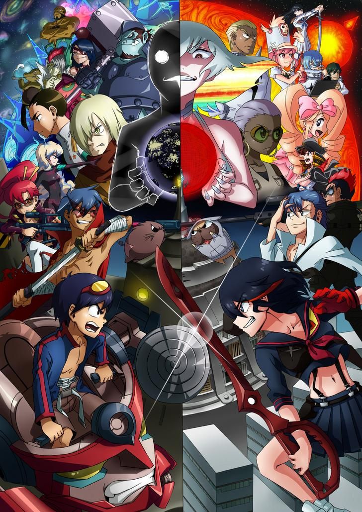 Kill La Kill Vs Gurren Lagann Wallpapers