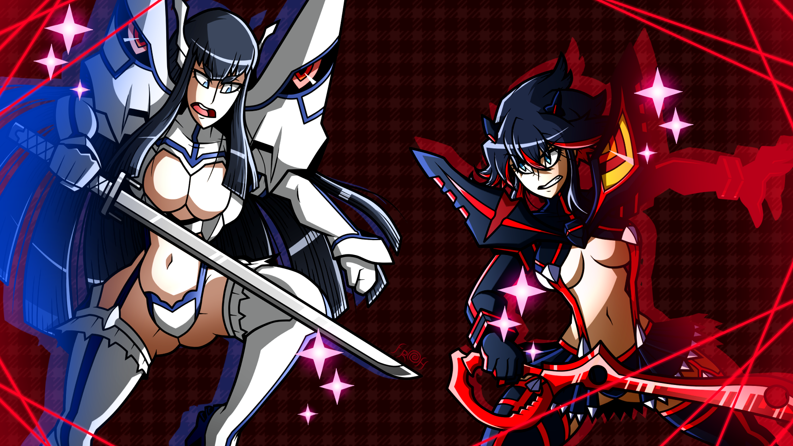 Kill La Kill Vs Gurren Lagann Wallpapers