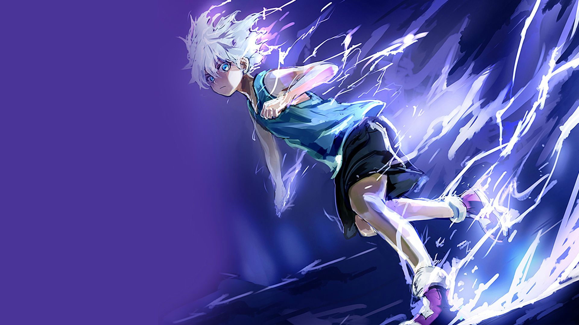 Killua Minimalist Wallpapers