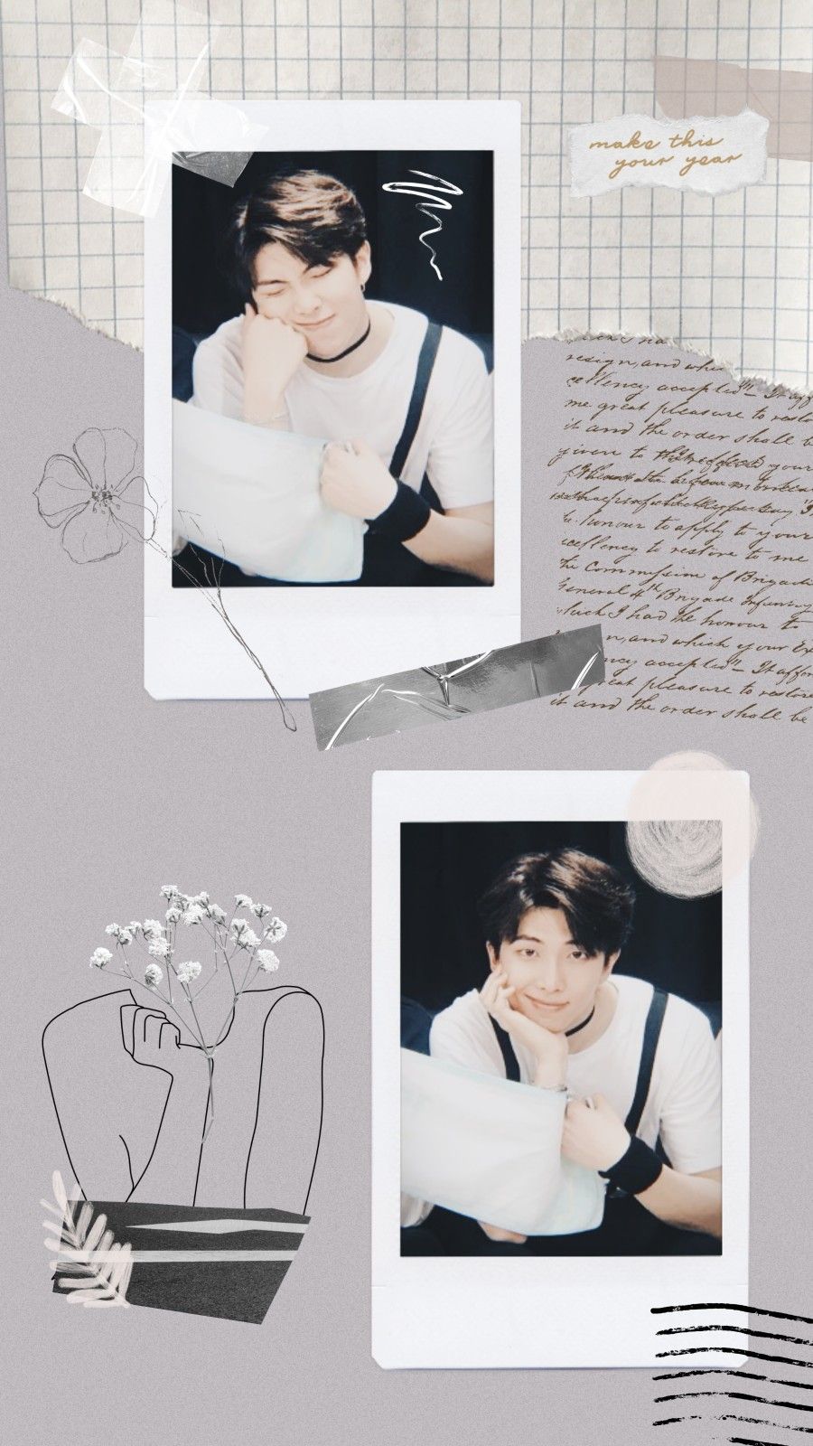 Kim Namjoon Aesthetic Wallpapers