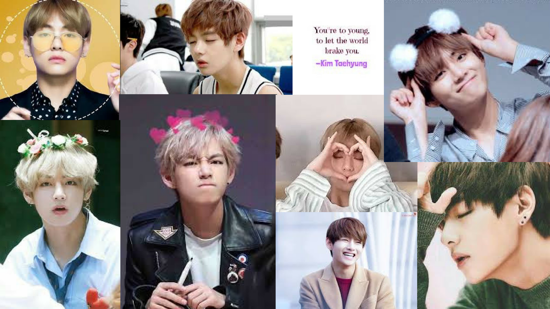 Kim Taehyung Laptop Wallpapers