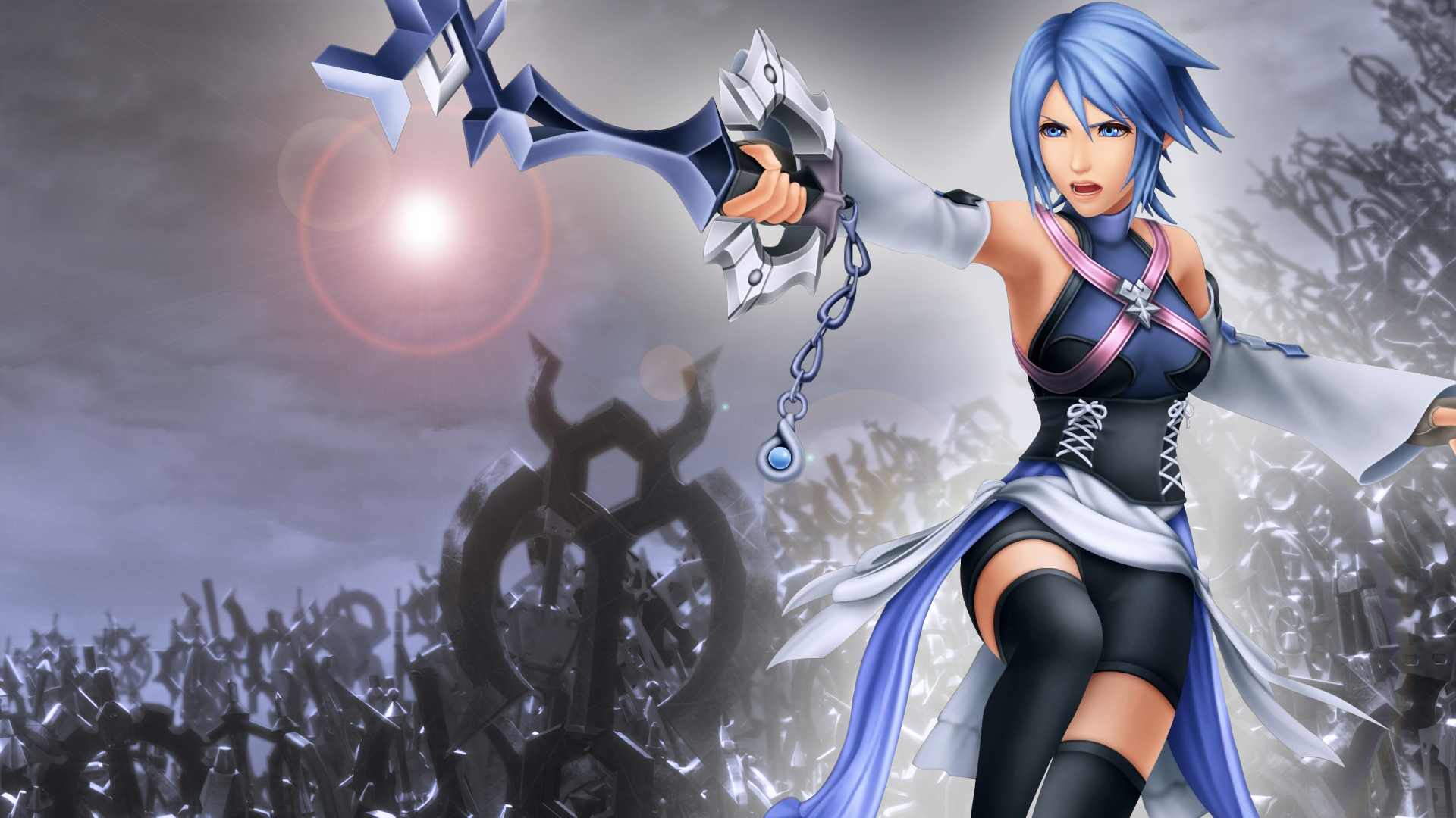 Kingdom Hearts 2.8 Aqua Wallpapers