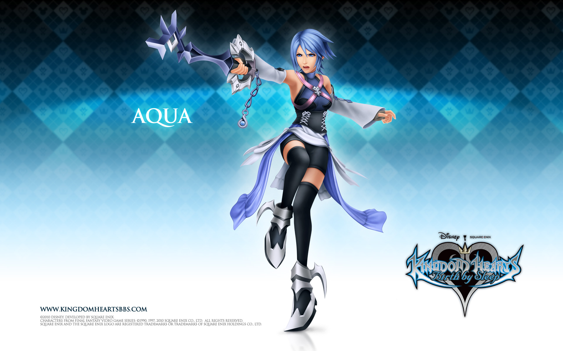 Kingdom Hearts 2.8 Aqua Wallpapers