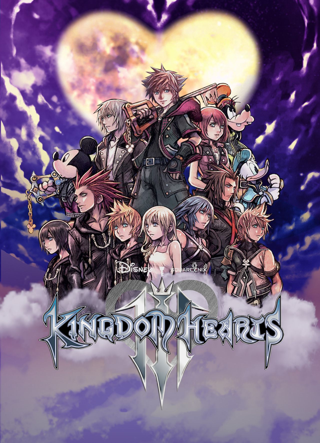 Kingdom Hearts 3 Cover Art Wallpapers