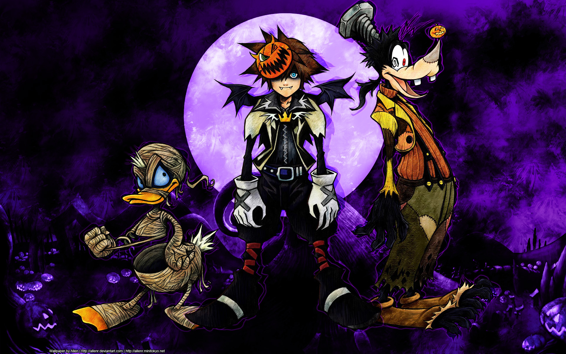 Kingdom Hearts Halloween Wallpapers