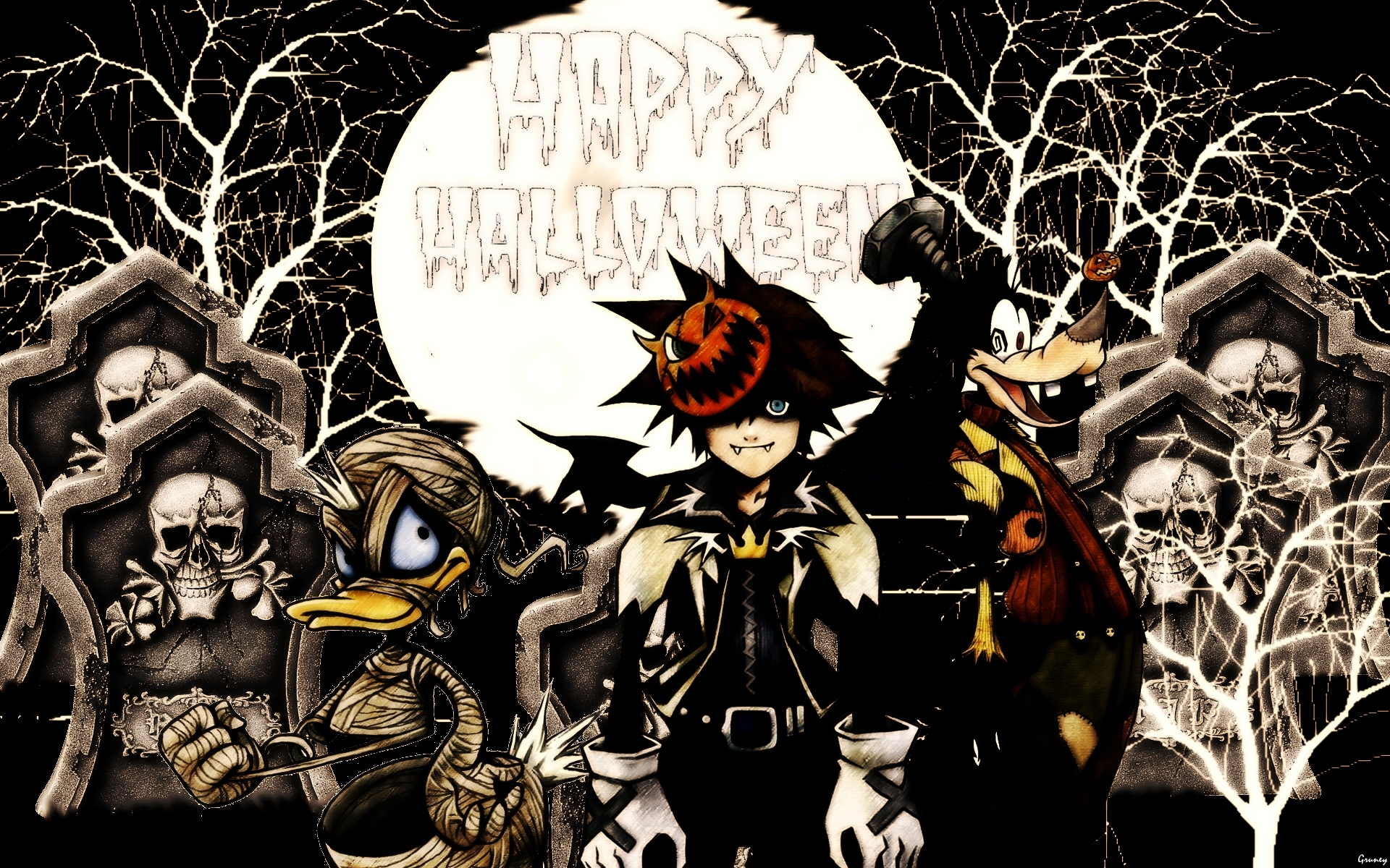 Kingdom Hearts Halloween Wallpapers