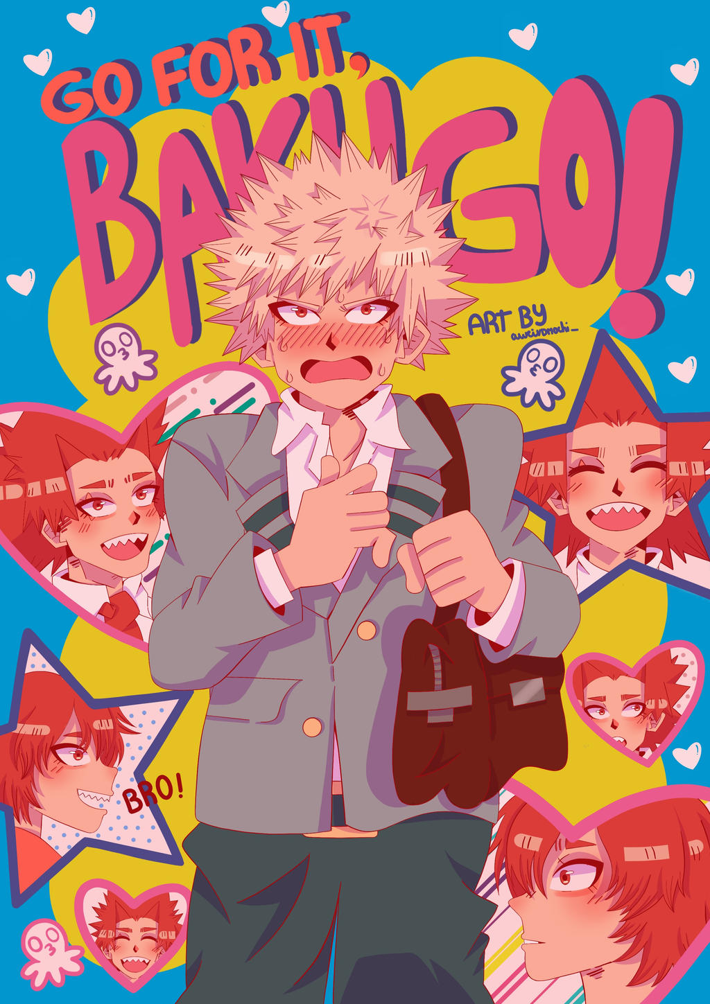 Kirishima X Bakugou Fanart Wallpapers