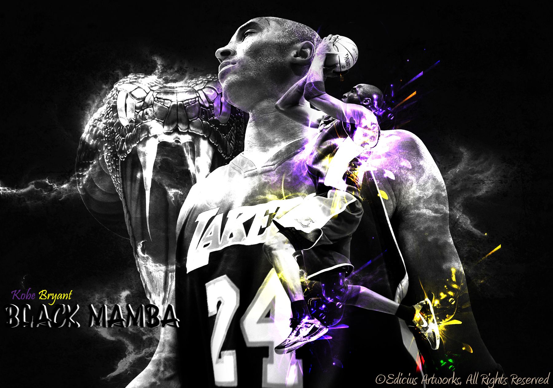 Kobe Bryant Black Mamba Wallpapers