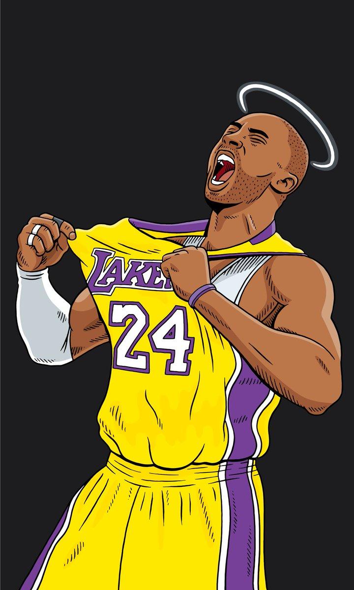 Kobe Drawing Cartoon Wallpapers