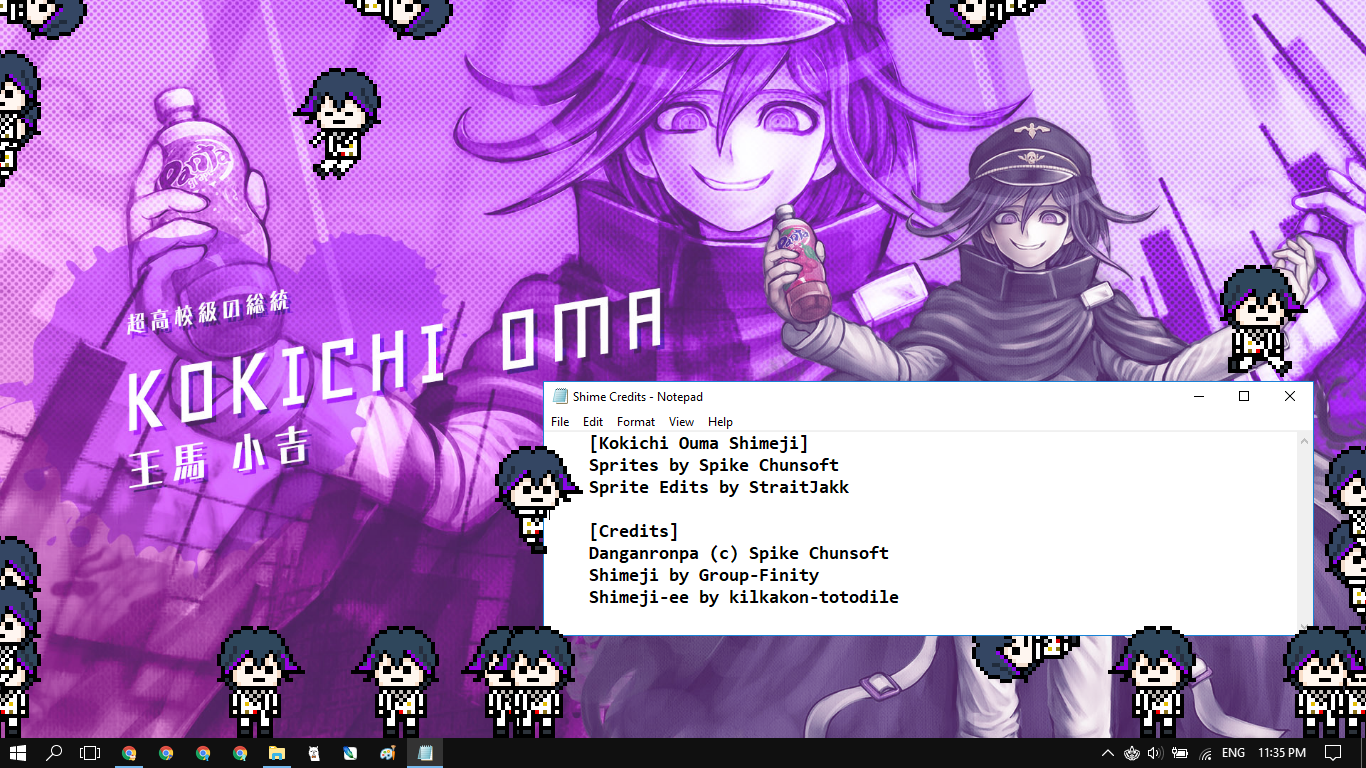 Kokichi Ouma Pixel Wallpapers