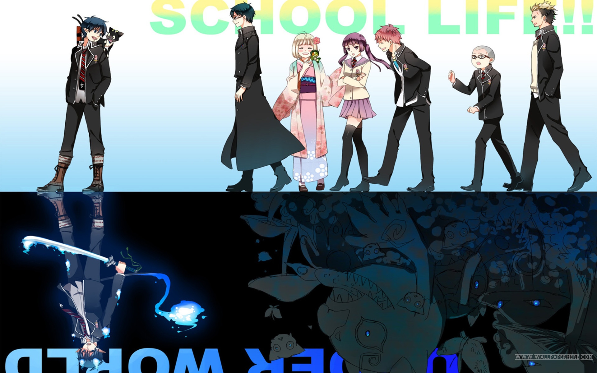 Kuro Blue Exorcist Wallpapers