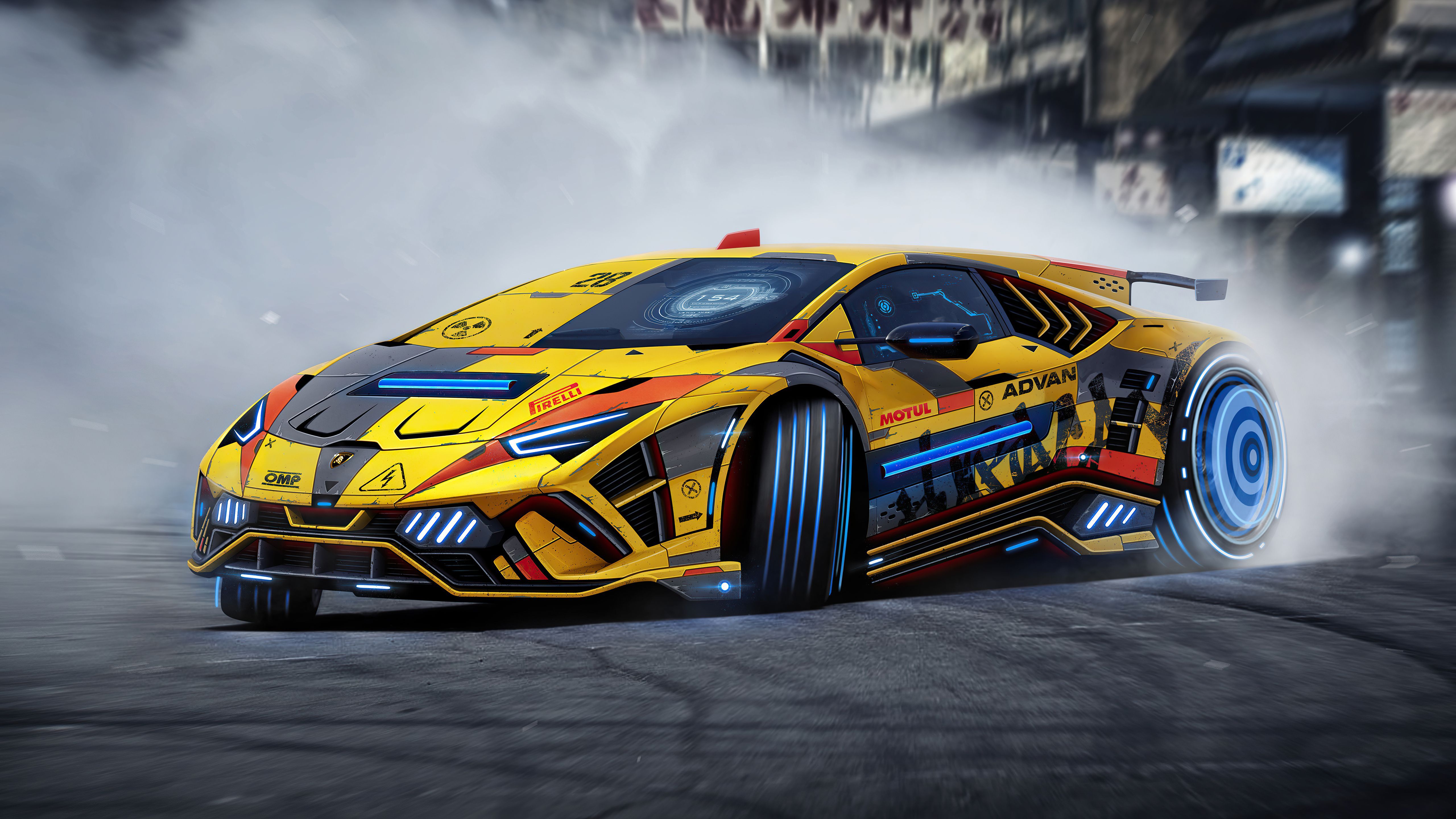 Lamborghini Drifting Wallpapers