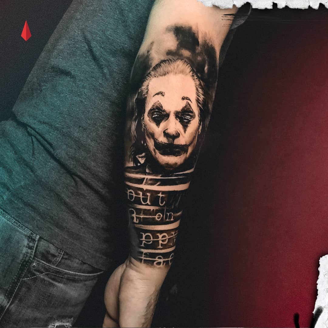 Laughing Joker Hand Tattoo Wallpapers