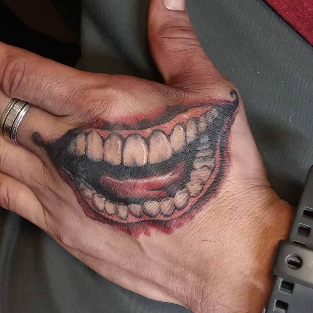 Laughing Joker Hand Tattoo Wallpapers