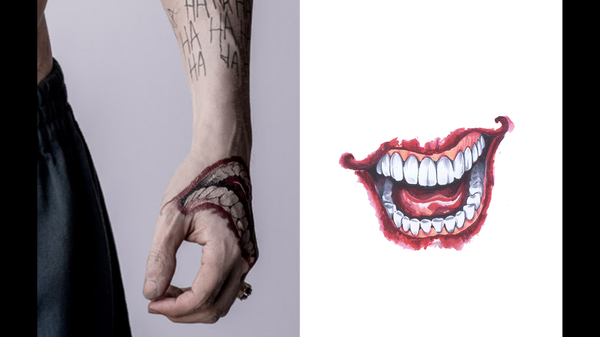 Laughing Joker Hand Tattoo Wallpapers