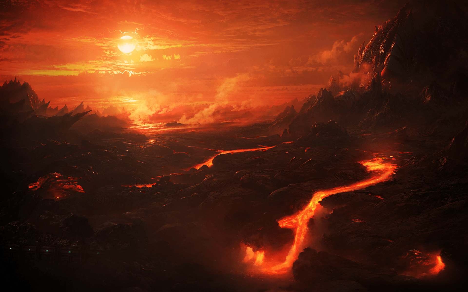 Lava Landscape Wallpapers