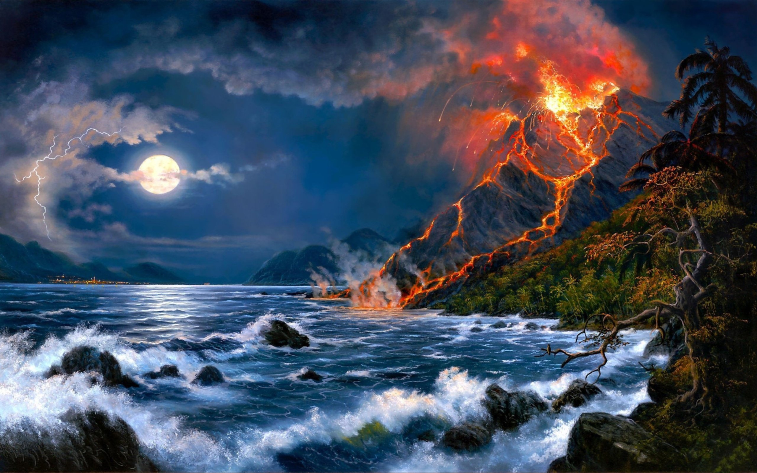 Lava Landscape Wallpapers