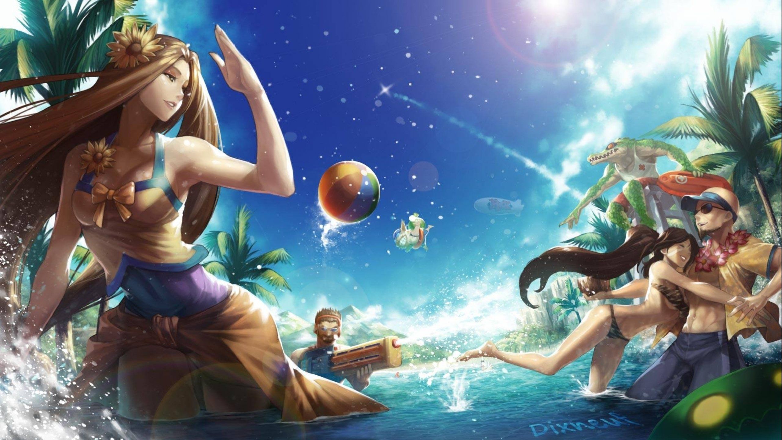 League Of Legends Pool Party Wallpapers