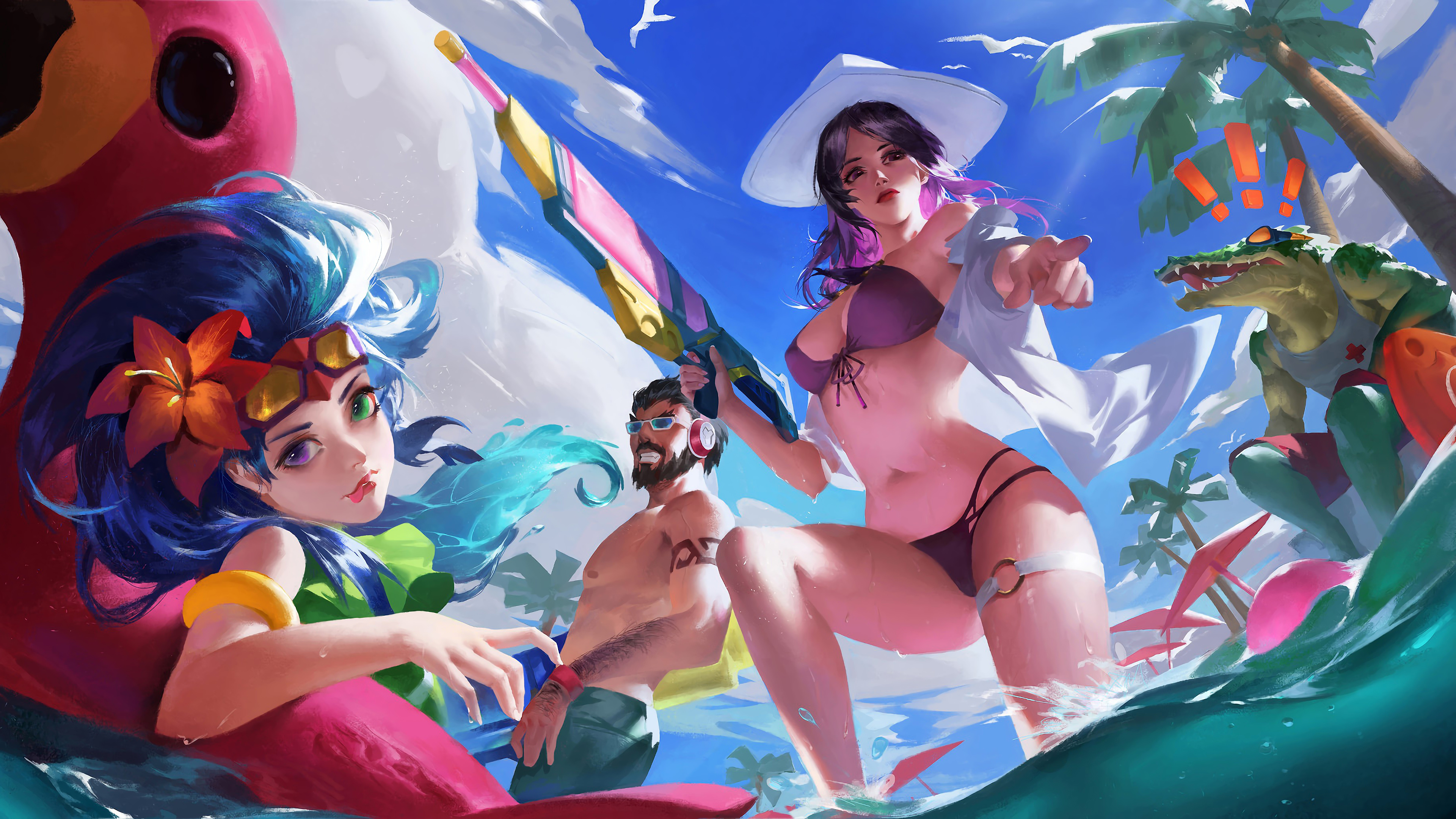 League Of Legends Pool Party Wallpapers