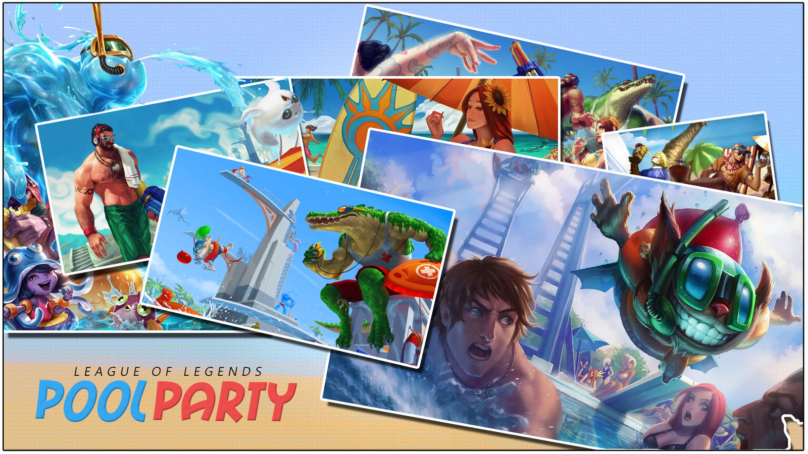 League Of Legends Pool Party Wallpapers