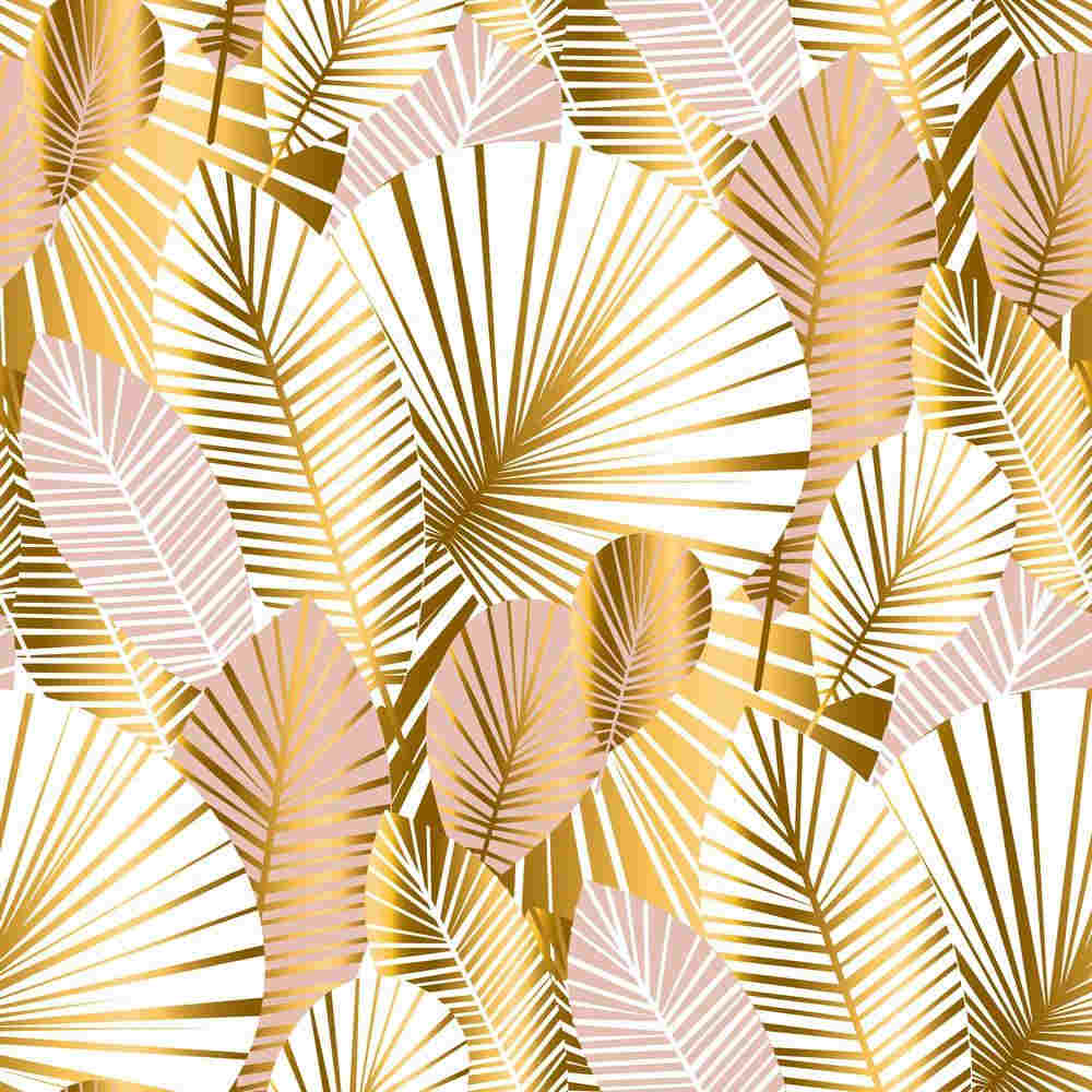 Leaves Gold Wallpapers