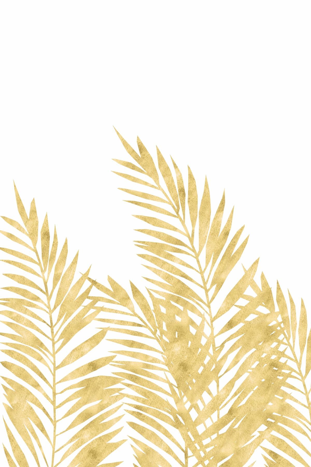 Leaves Gold Wallpapers