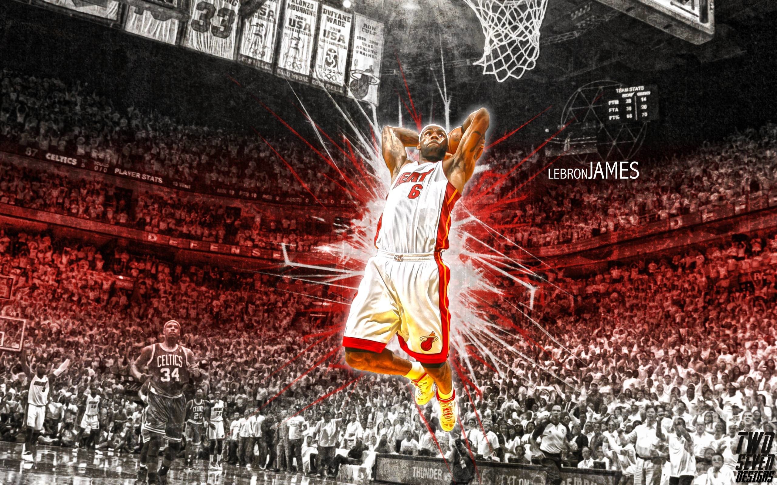 Lebron Dunking Wallpapers