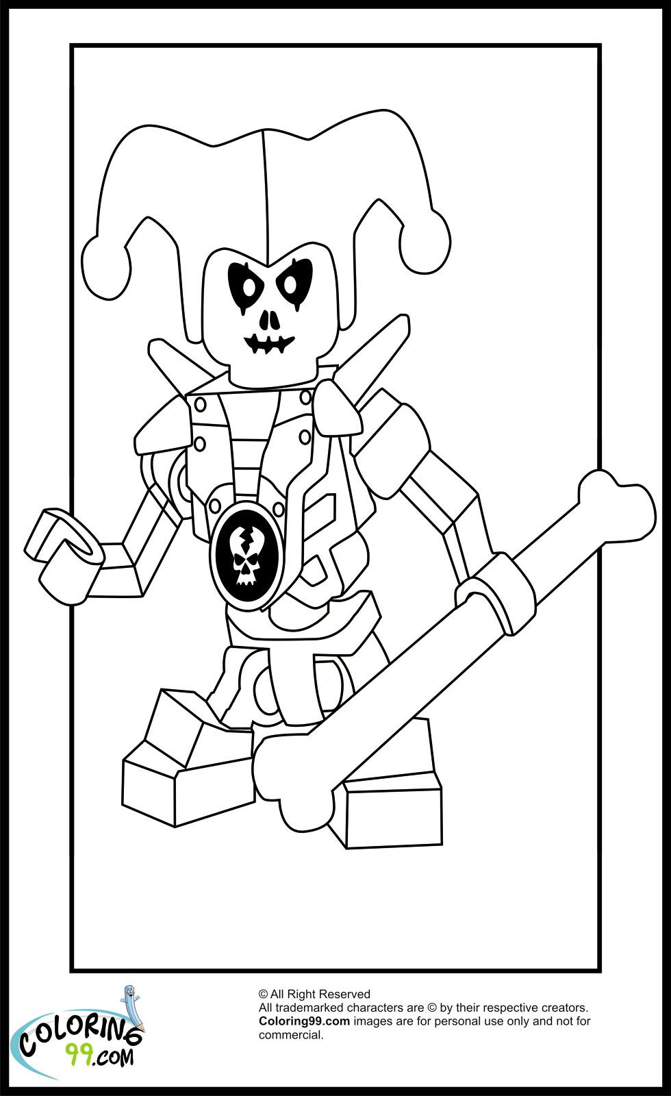 Lego Zombie Coloring Pages Wallpapers